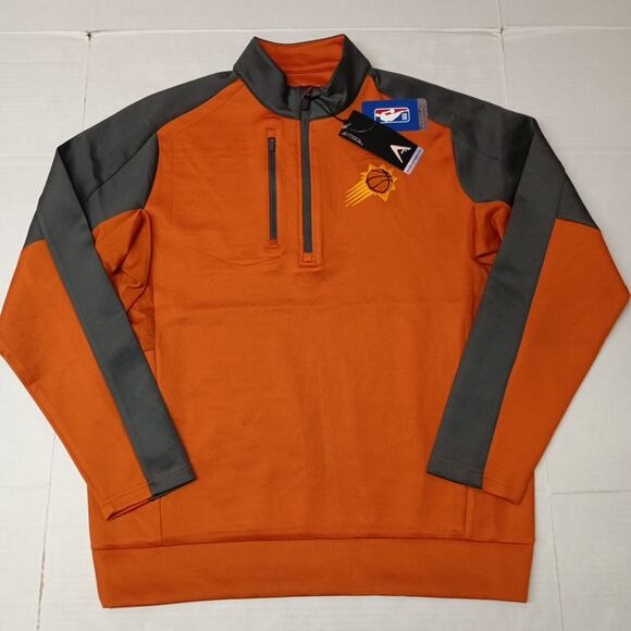 Antigua NBA Phoenix Suns Generation 1/4-Zip Pullover Sweatshirt Men’s L NWT - Picture 1 of 8